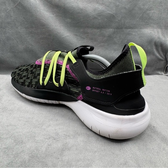 Nike Flex Contact 3 Men’s Running Shoes Size 12 Black Volt Glow Lightweight - Picture 3 of 14
